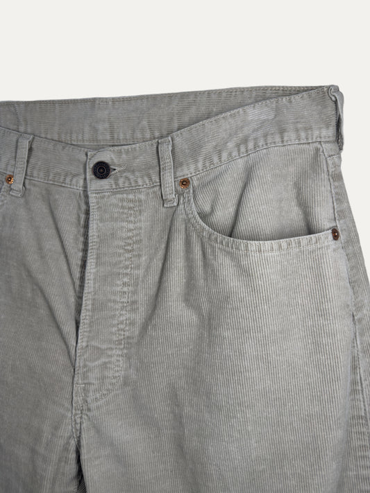 Vintage Levi's 551 Straight Jeans in beige, unisex, size W33 L36 – second-hand