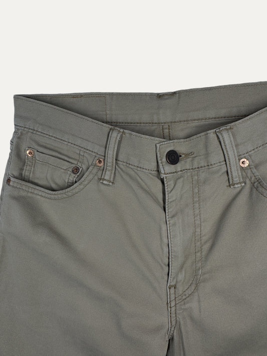 Vintage Levi's 511 Slim Jeans in khaki, men's, size W30 L32 – second-hand