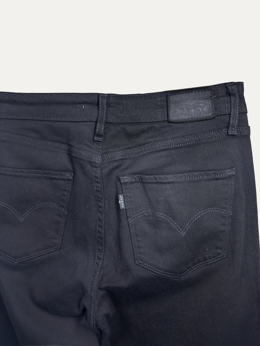 Vintage Levi's 721 Skinny Jeans in black, women's, size W28 – second-hand