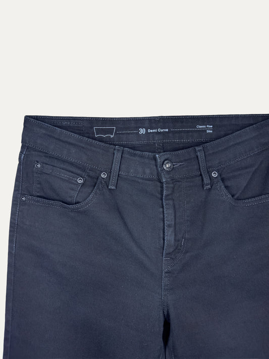 Vintage Levi's Denim Curve Bold curve Jeans in black, women's, size W30 – second-hand