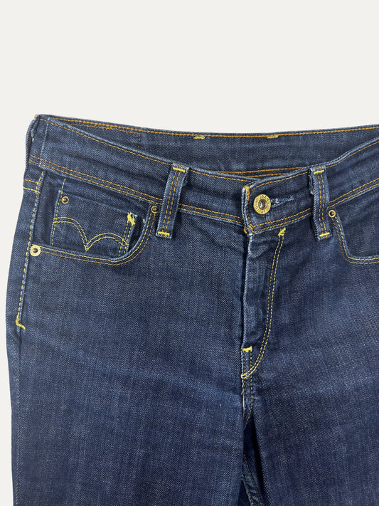 Vintage Levi's 627 Bootcut Jeans in dark wash, women's, size W26 – second-hand