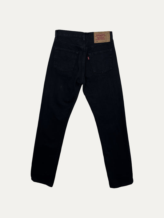 Vintage Levi's 501 Straight Jeans in black, unisex, size W29 L32 – second-hand
