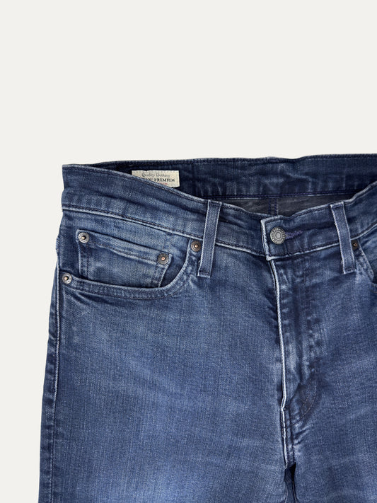 Vintage Levi's 511 Slim Jeans in dark wash, unisex, size W32 L32 – second-hand