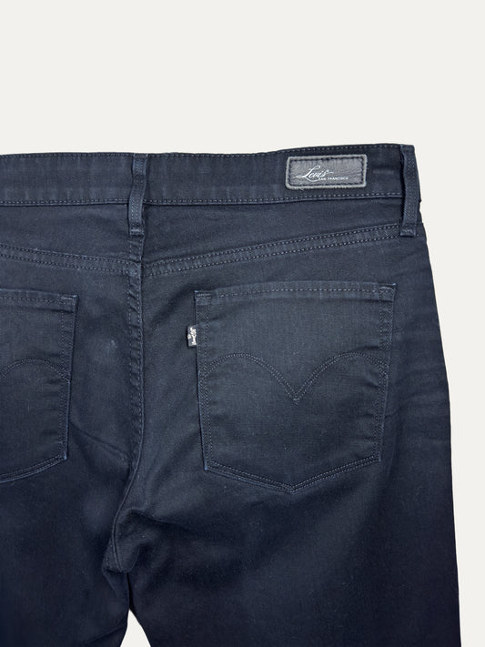Vintage Levi's Demi Curve Straight Jeans in dark wash, women's, size W30 – second-hand