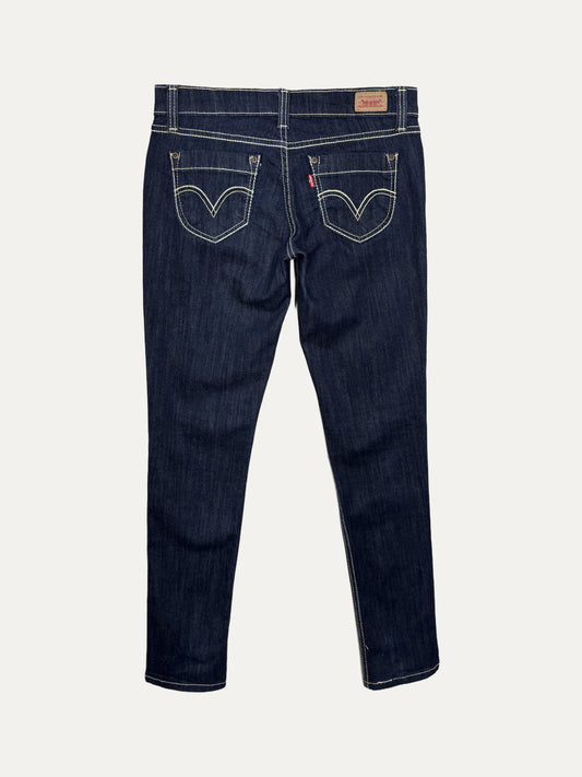 Vintage Levi's 524 Low waist Jeans in dark wash, women's, size W28 L32 – second-hand