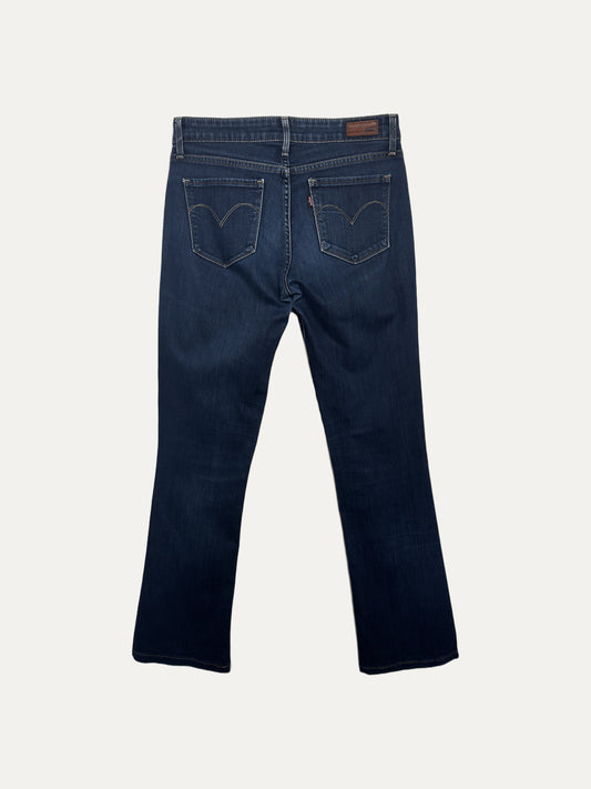 Vintage Levi's Demi Curve Bootcut Jeans in dark wash, women's, size W28 – second-hand