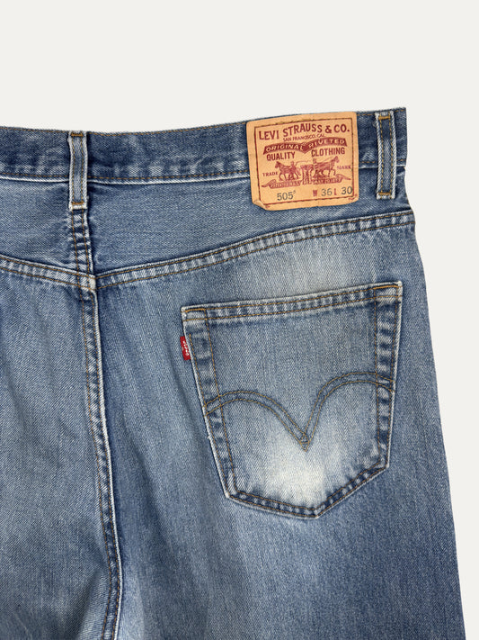Vintage Levi's 505 Straight Jeans in light wash, men's, size W36 L30 – second-hand