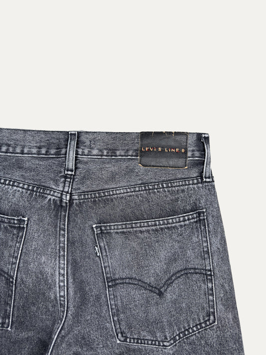 Vintage Levi's Levi's line 8 Slim Jeans in stonewash, men's, size W30 L32 – second-hand