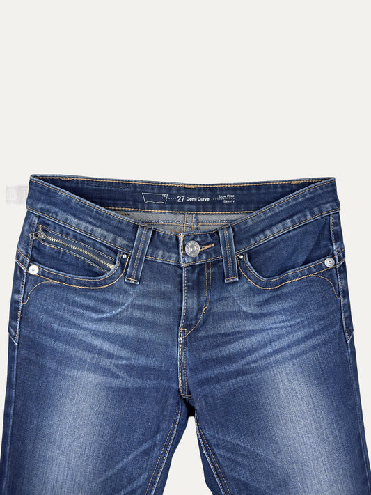 Vintage Levi's Demi Curve Low waist Jeans in mid wash, women's, size W27 – second-hand
