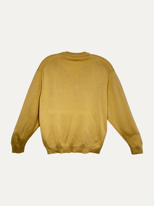 Vintage Lacoste Sweater in beige, unisex, size XXL – second-hand