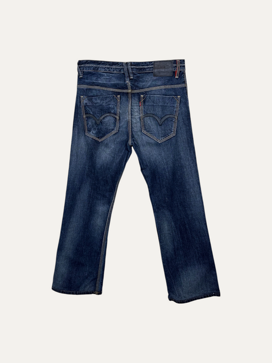 Vintage Levi's Redloop Straight Jeans in blue, women's, size W34 L34 – second-hand