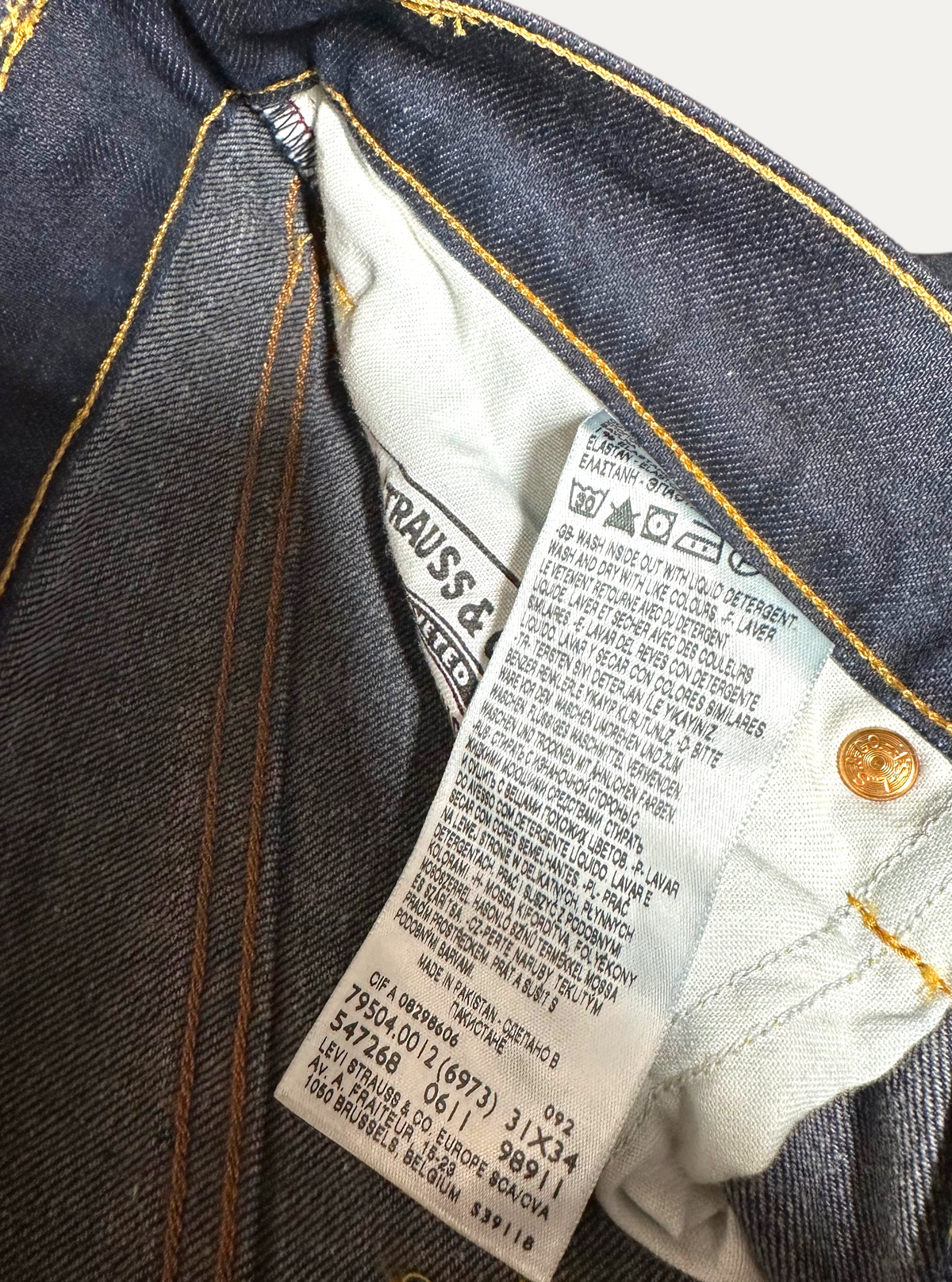 Vintage Levi's 511 Slim Jeans in blue, men's, size W31 L34 – second-hand