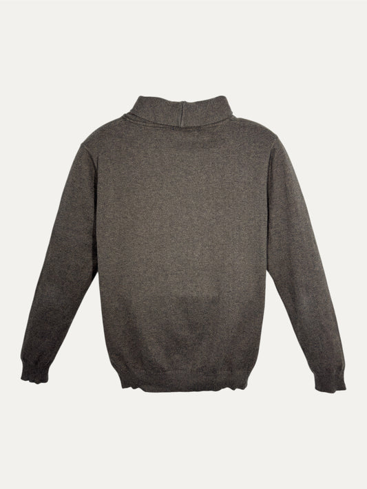 Vintage Polo Ralph Lauren Sweater in brown, unisex, size L – second-hand