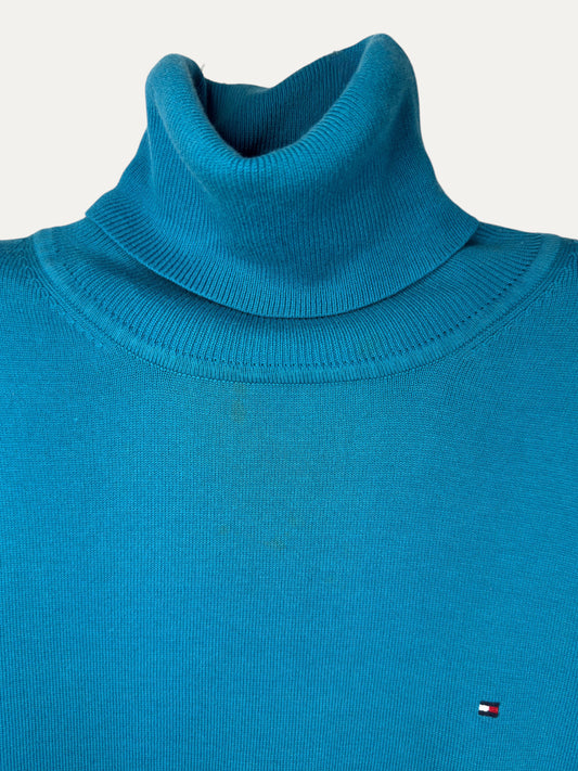 Vintage Tommy Hilfiger Sweater in blue, unisex – second-hand