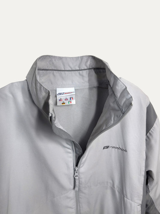 Vintage Reebok Jacket in grey, unisex, size M – second-hand