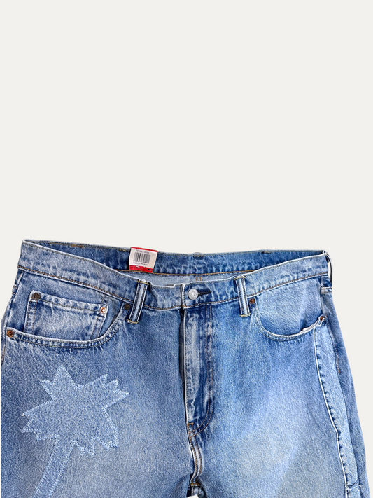 Vintage Levi's 502 Straight Jeans in blue, unisex, size W38 L30 – second-hand