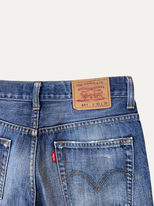 Vintage Levi's 511 Slim Jeans in blue, men's, size W30 L32 – second-hand
