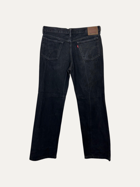 Vintage Levi's 505 Straight Jeans in black, unisex, size W36 L34 – second-hand