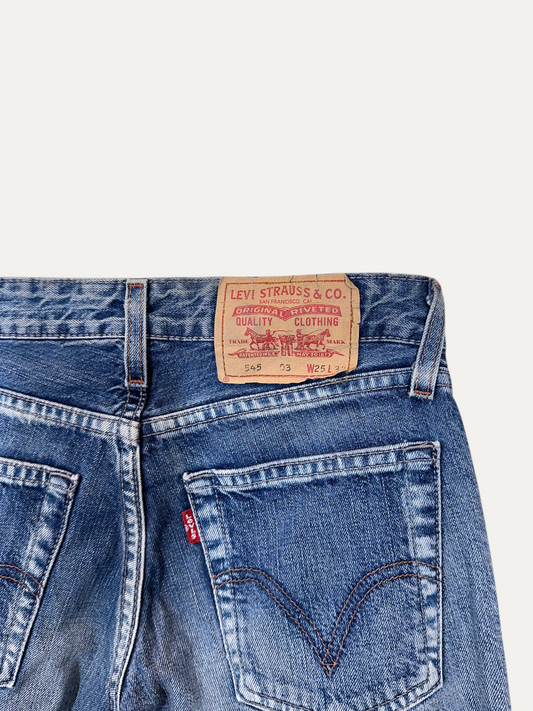Vintage Levi's 545 Straight Jeans in blue, women's, size W25 L32 – second-hand