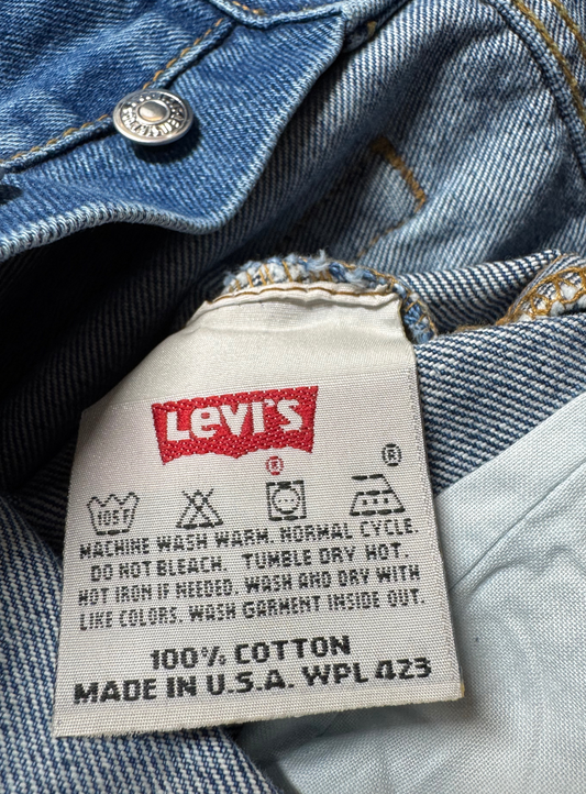 Vintage Levi's 501 Straight Jeans in blue, unisex, size W38 L36 – second-hand