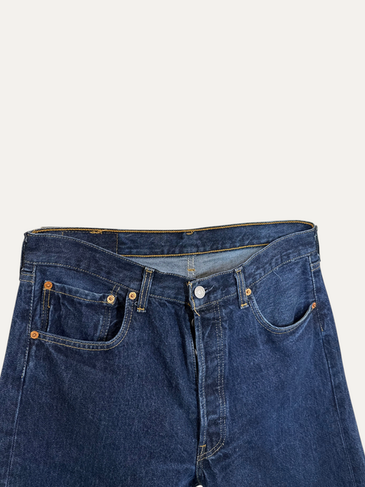 Vintage Levi's 501 Straight Jeans in blue, unisex, size W34 L36 – second-hand