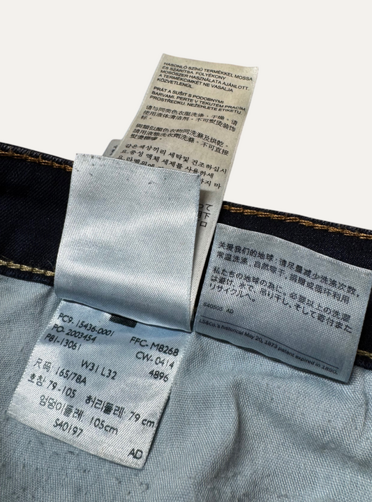 Vintage Levi's Demi Curve Slim Jeans in blue, women's, size W31 L32 – second-hand
