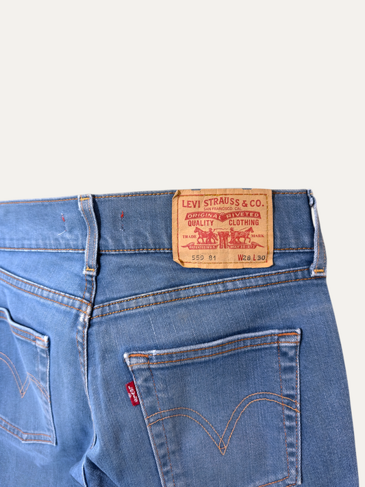 Vintage Levi's 559 Straight Jeans in blue, women's, size W28 L30 – second-hand