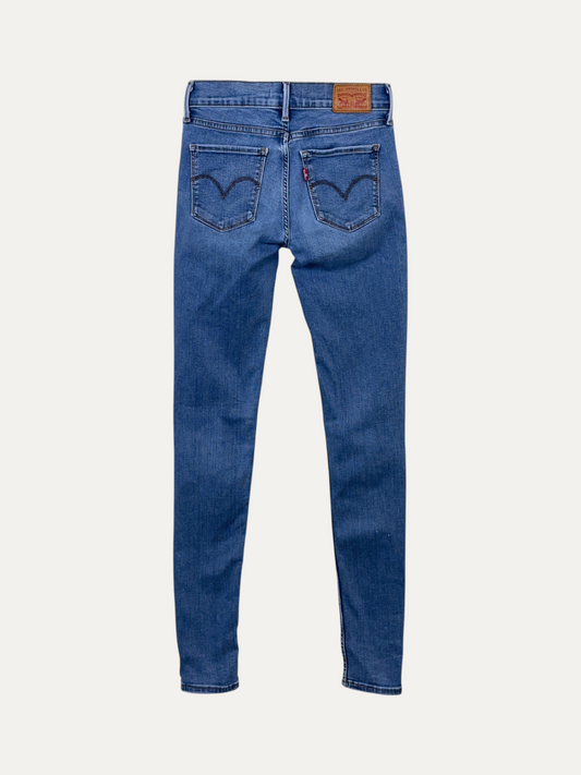 Vintage Levi's 710 Skinny Jeans in blue, women's, size W25 L32 – second-hand