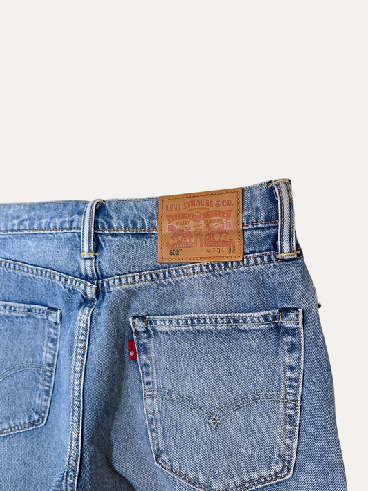 Vintage Levi's 502 Straight Jeans in blue, unisex, size W29 L32 – second-hand
