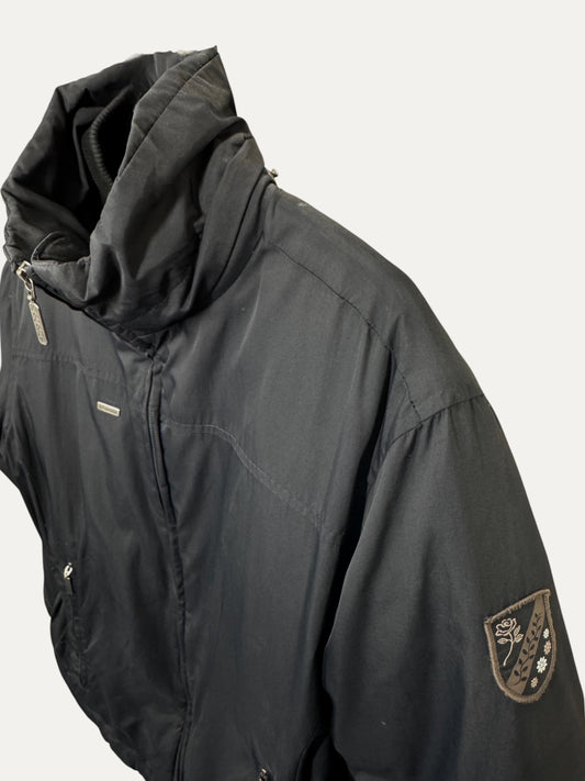 Vintage Columbia Jacket in black, unisex, size L – second-hand