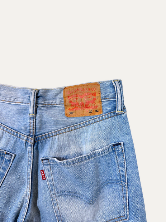 Vintage Levi's 502 Straight Jeans in blue, unisex, size W30 L32 – second-hand