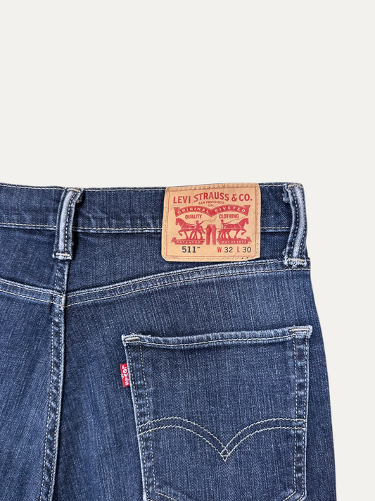 Vintage Levi's 511 Slim Jeans in blue, men's, size W32 L30 – second-hand