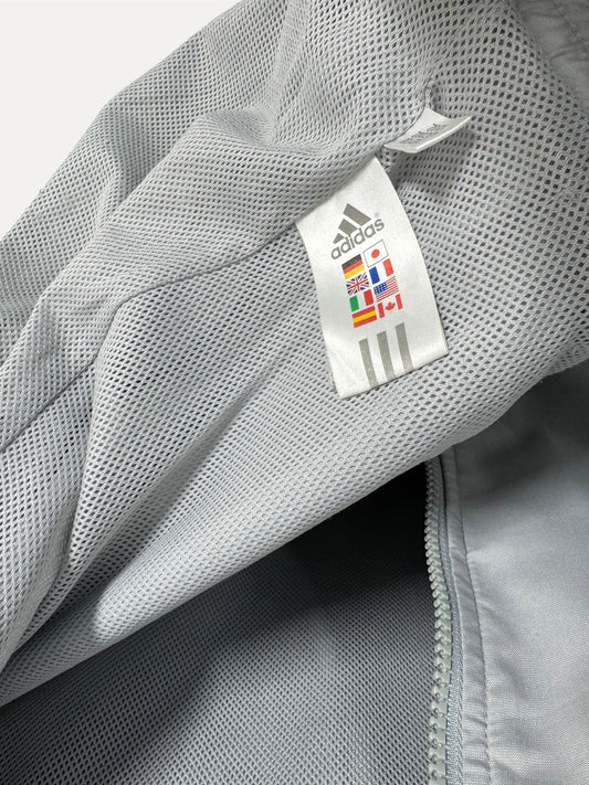 Vintage Adidas Jacket in grey, men's, size S – second-hand