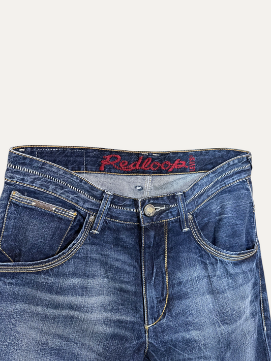 Vintage Levi's Redloop Straight Jeans in blue, women's, size W34 L34 – second-hand