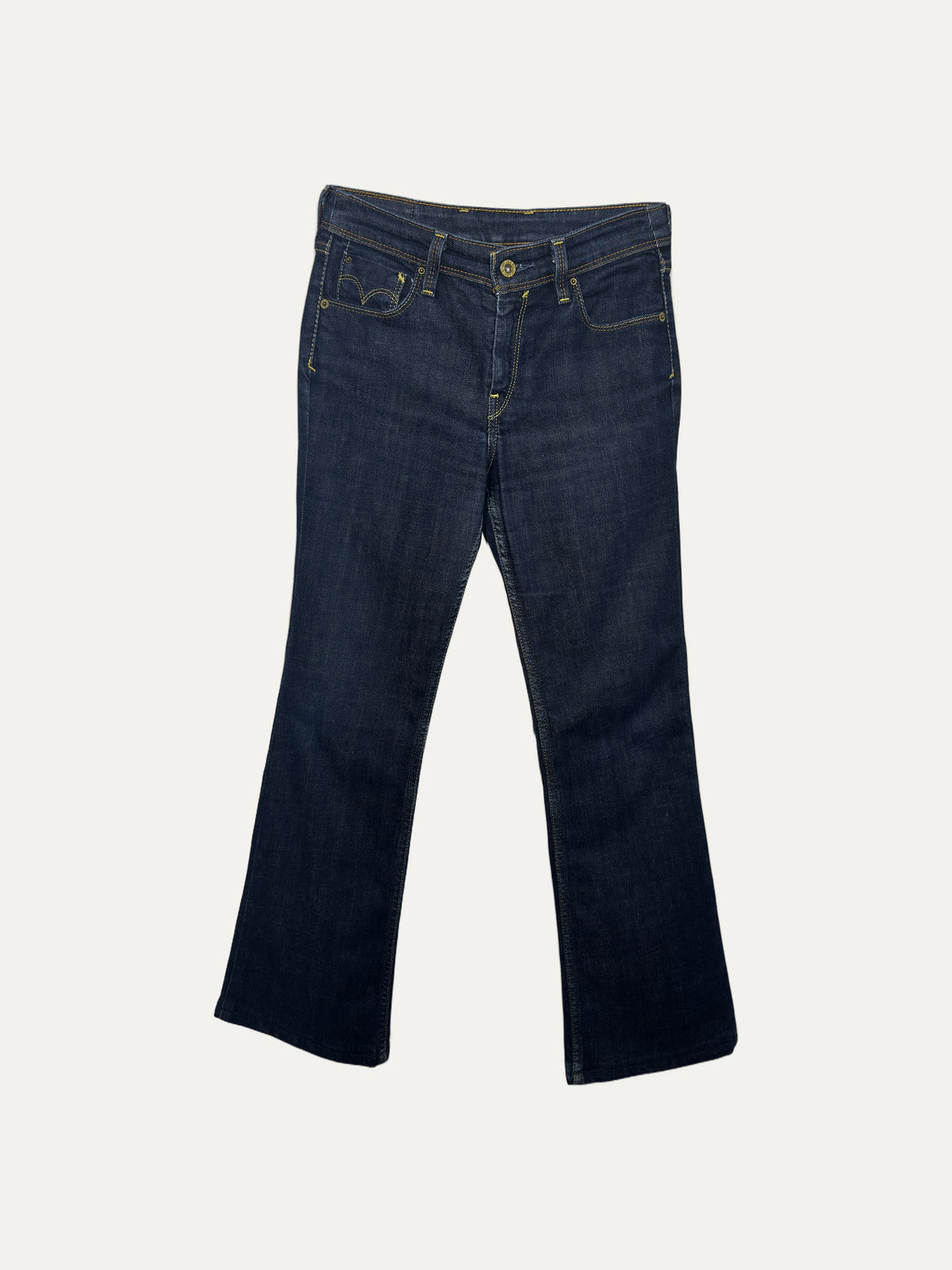 Vintage Levi's 627 Bootcut Jeans in dark wash, women's, size W26 – second-hand