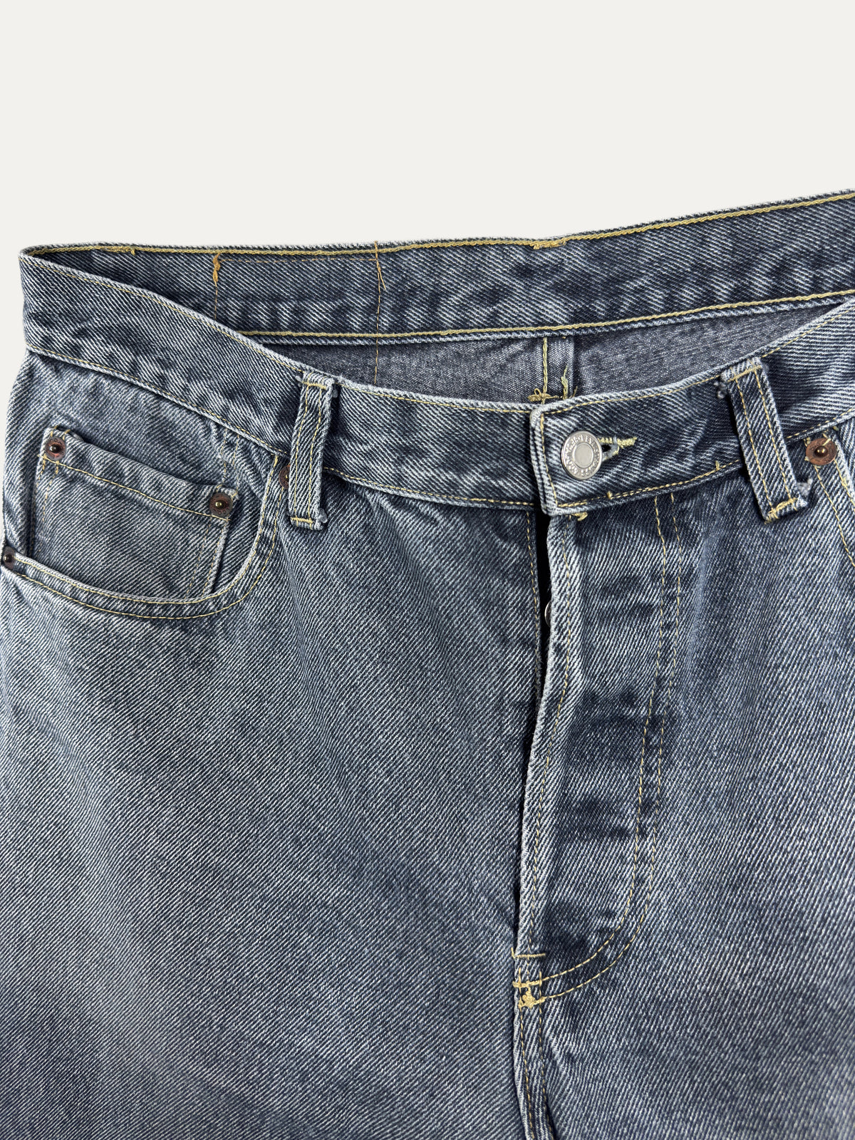 Vintage Levi's 501 Straight Jeans in stonewash, unisex, size W36 L36 – second-hand