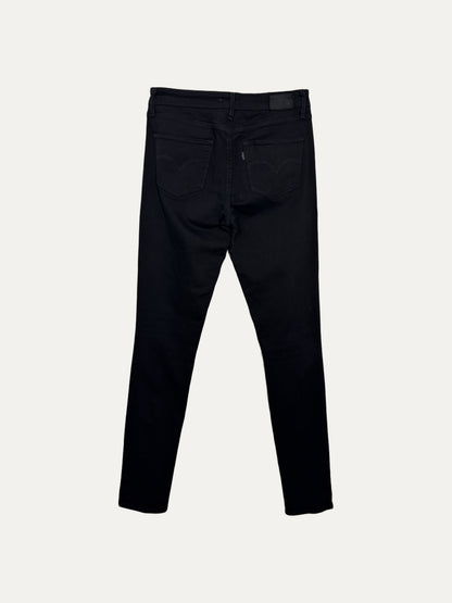 Vintage Levi's 721 Skinny Jeans in black, women's, size W28 – second-hand
