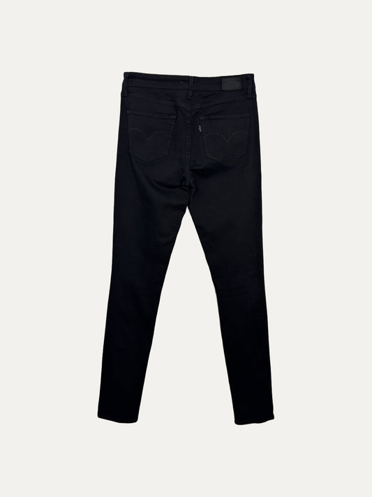 Vintage Levi's 721 Skinny Jeans in black, women's, size W28 – second-hand