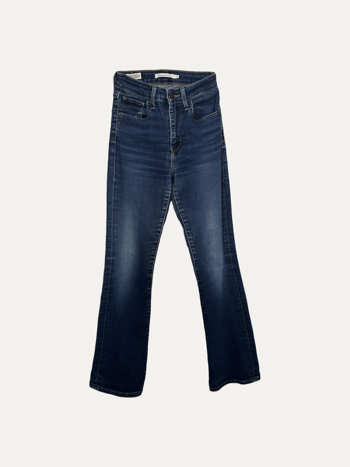 Vintage Levi's 725 Bootcut Jeans in mid wash, women's, size W25 – second-hand