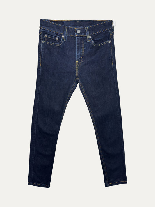 Vintage Levi's 510 Skinny Jeans in dark wash, unisex, size W28 L30 – second-hand