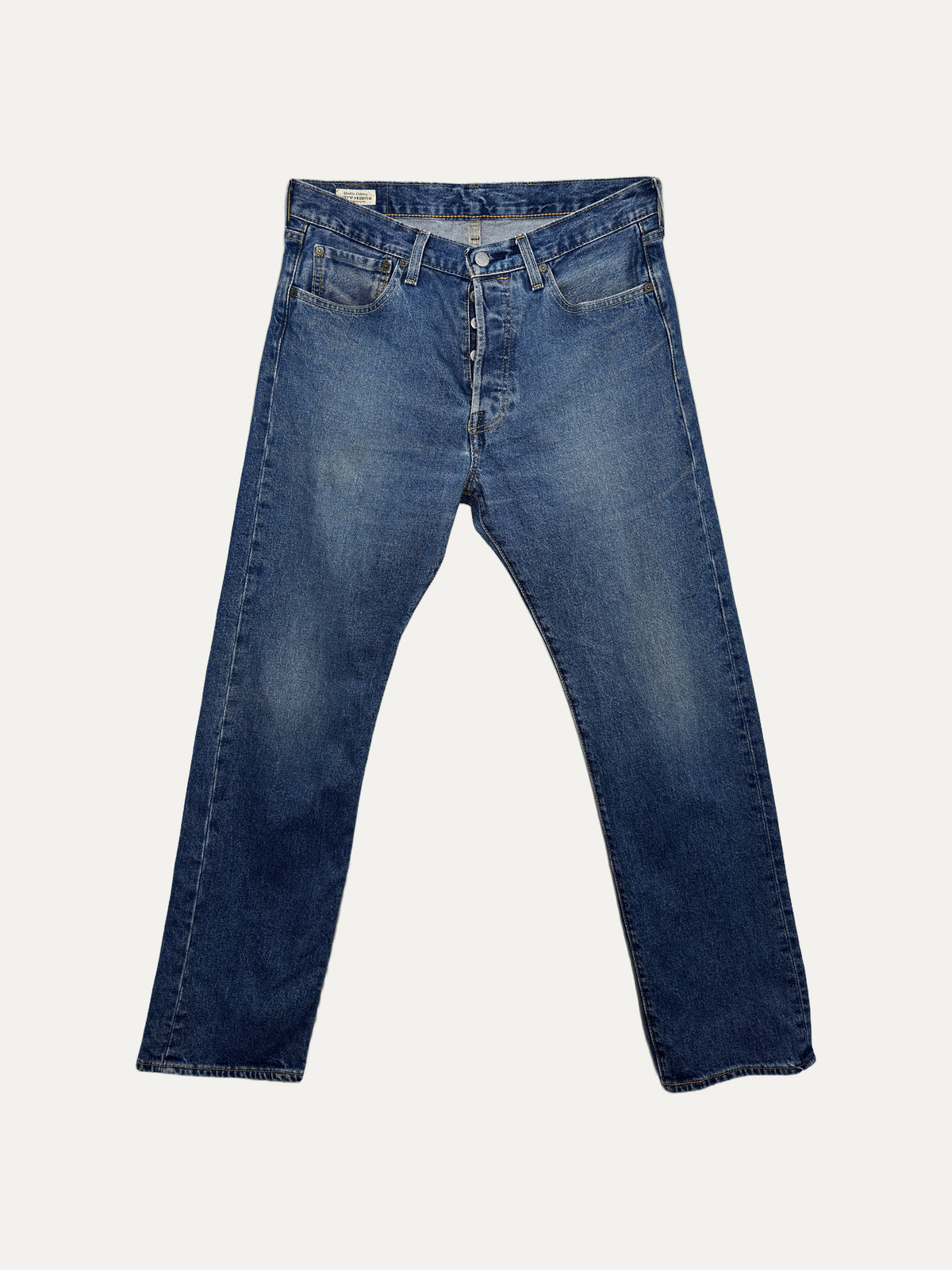 Vintage Levi's 501 Straight Jeans in mid wash, unisex, size W32 L32 – second-hand