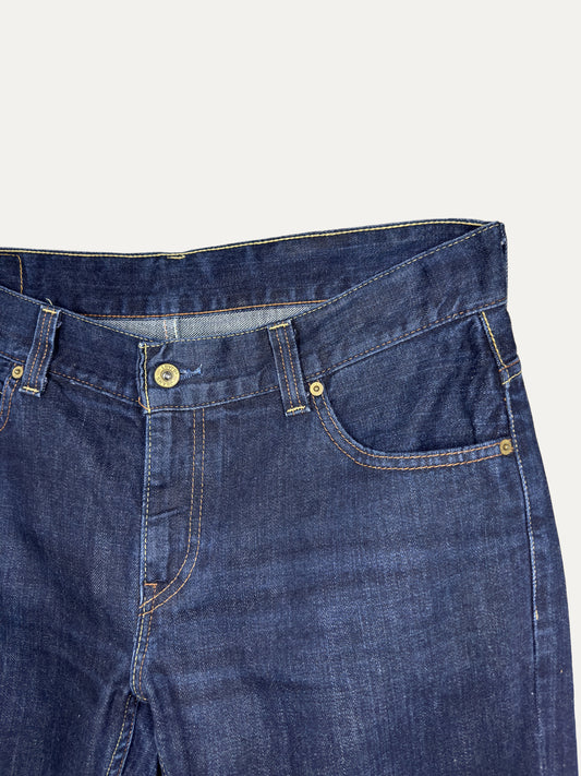 Vintage Levi's 604 Bootcut Jeans in dark wash, unisex, size W32 L32 – second-hand