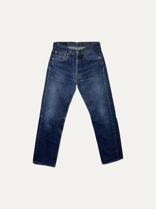 Vintage Levi's 501 Straight Jeans in mid wash, unisex, size W32 L32 – second-hand