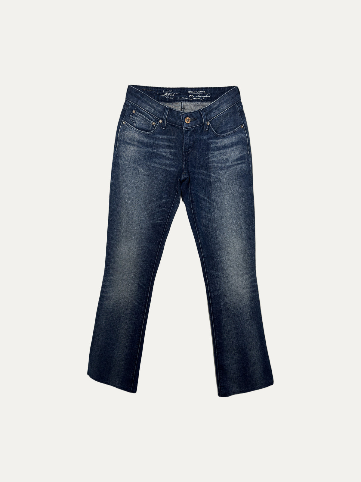 Vintage Levi's Bold Curve Bootcut Jeans in light wash, women's, size W25 – second-hand