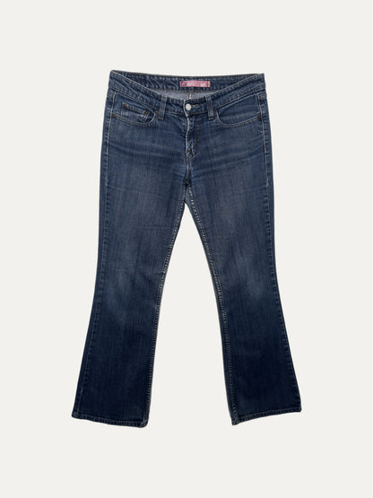Vintage Levi's 518 Bootcut Jeans in mid wash, women's, size W29 – second-hand