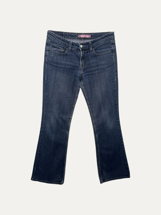 Vintage Levi's 518 Bootcut Jeans in mid wash, women's, size W29 – second-hand