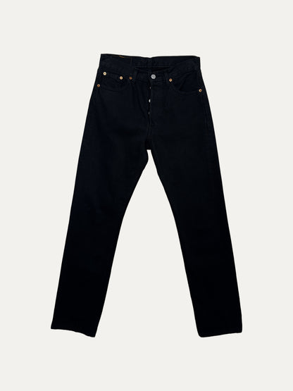 Vintage Levi's 501 Straight Jeans in black, unisex, size W29 L32 – second-hand