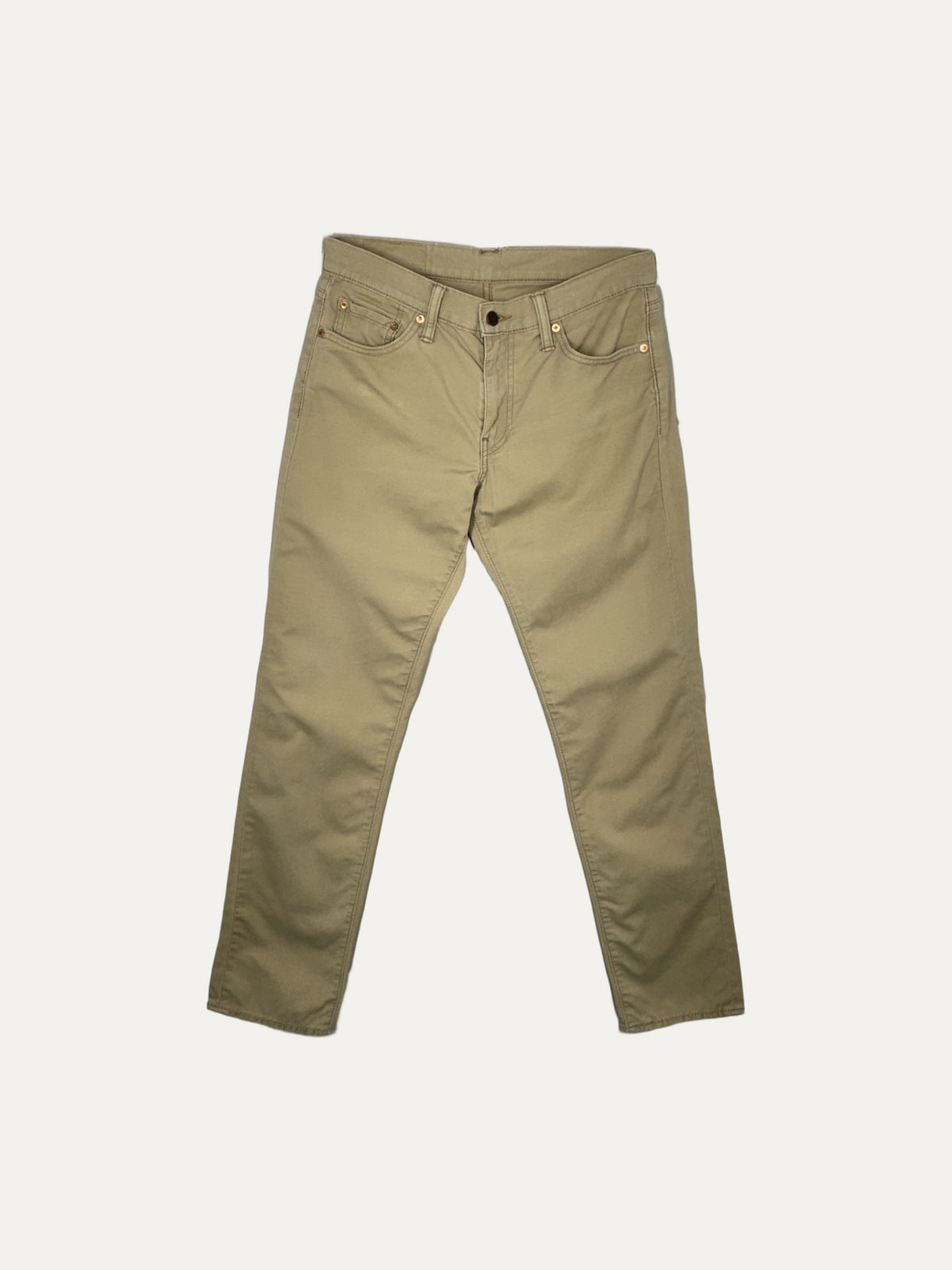 Vintage Levi's 511 Slim Jeans in khaki, men's, size W30 L32 – second-hand