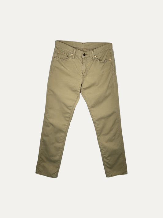 Vintage Levi's 511 Slim Jeans in khaki, men's, size W30 L32 – second-hand