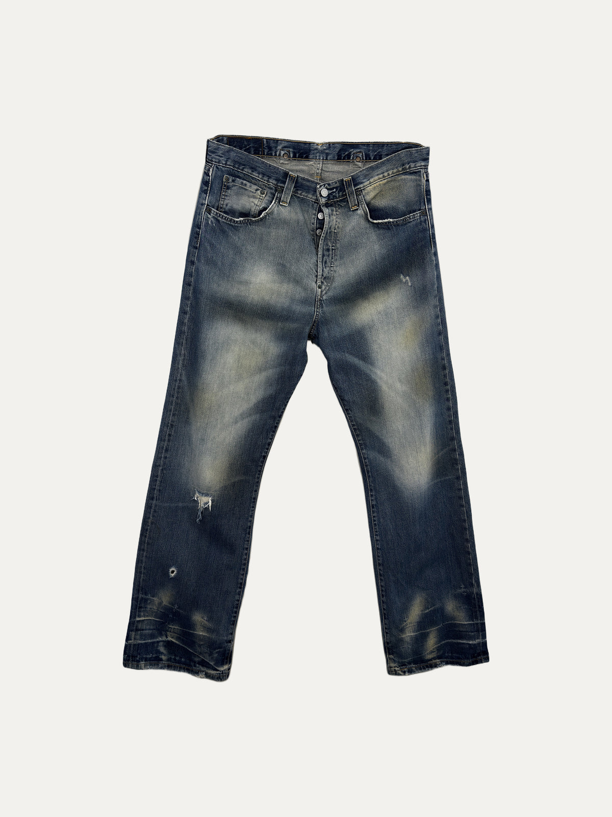 Vintage Levi's 542 Bootcut Jeans in mid wash, unisex, size W34 L34 – second-hand